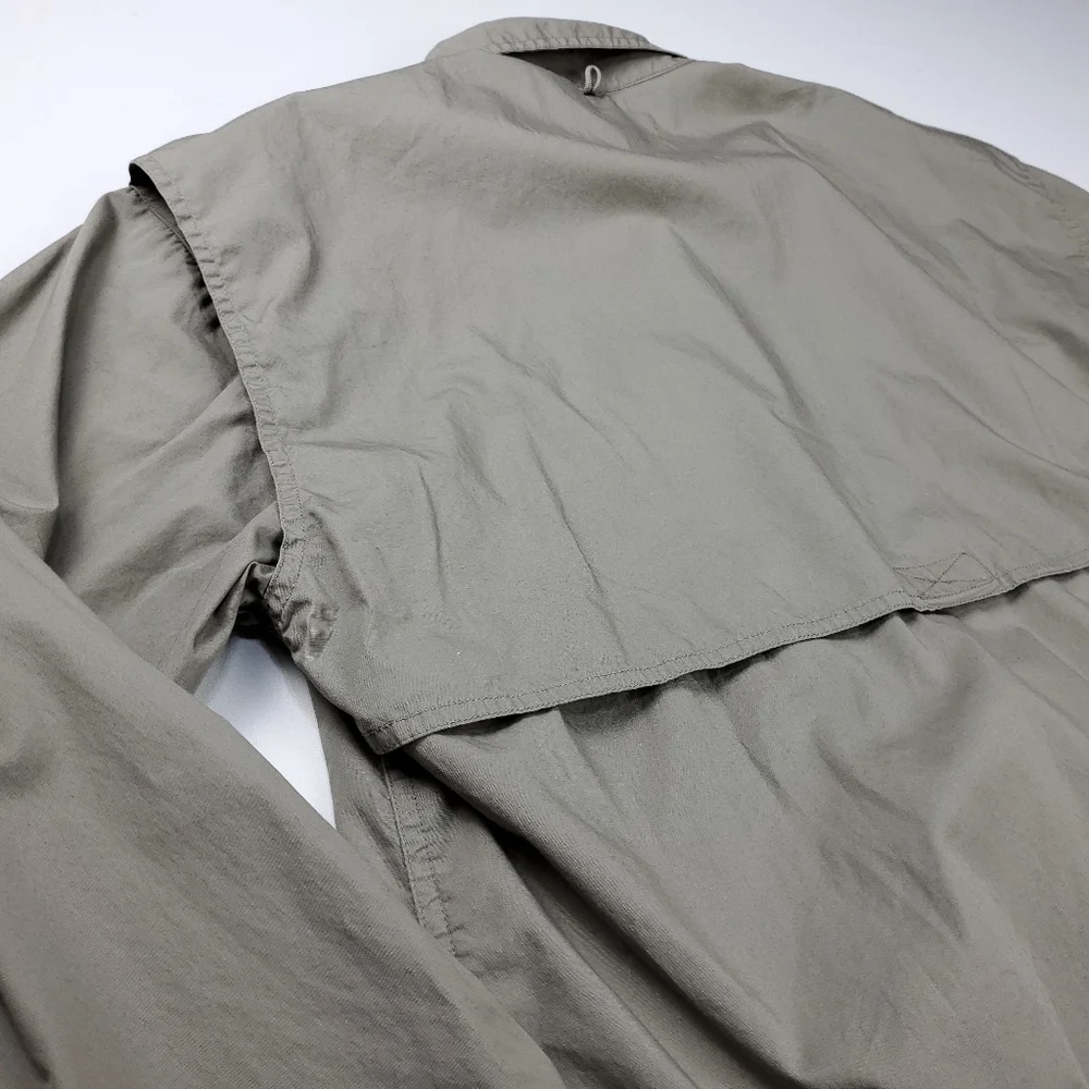 New Magellan Mens Cache Green Outdoor Shirt Med